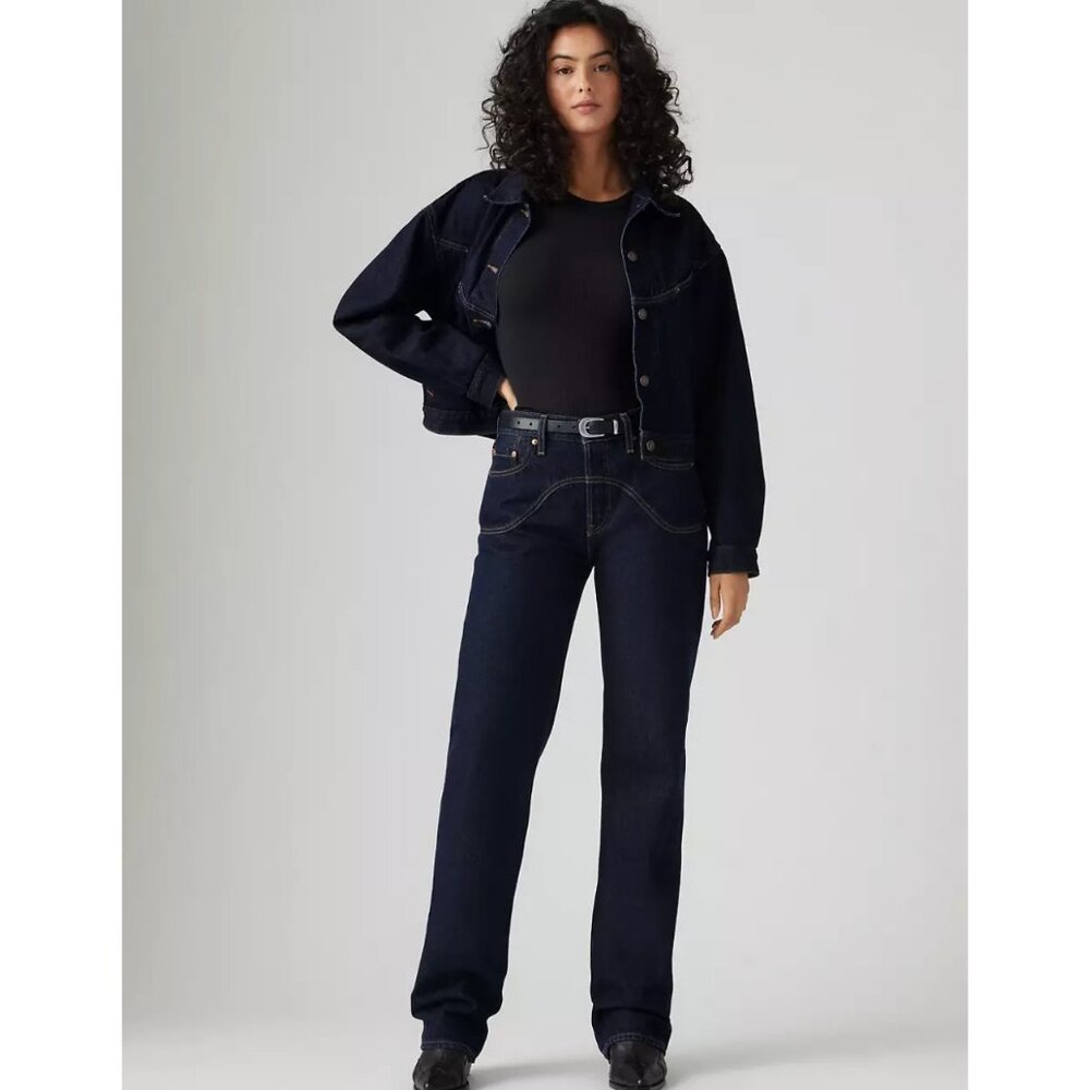 Levi's Dark Indigo Straight Leg Women's Jeans
